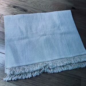 IKEA Sörtso Small Accent Rug 1'10" x 2'9" — Ivory Cream Beige Fringe NWOT Never